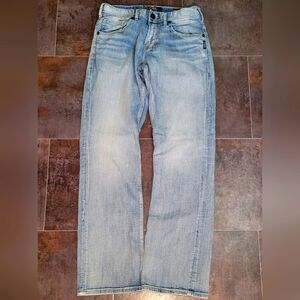 Silver Gordie Jeans Blue Straight-Leg Denim